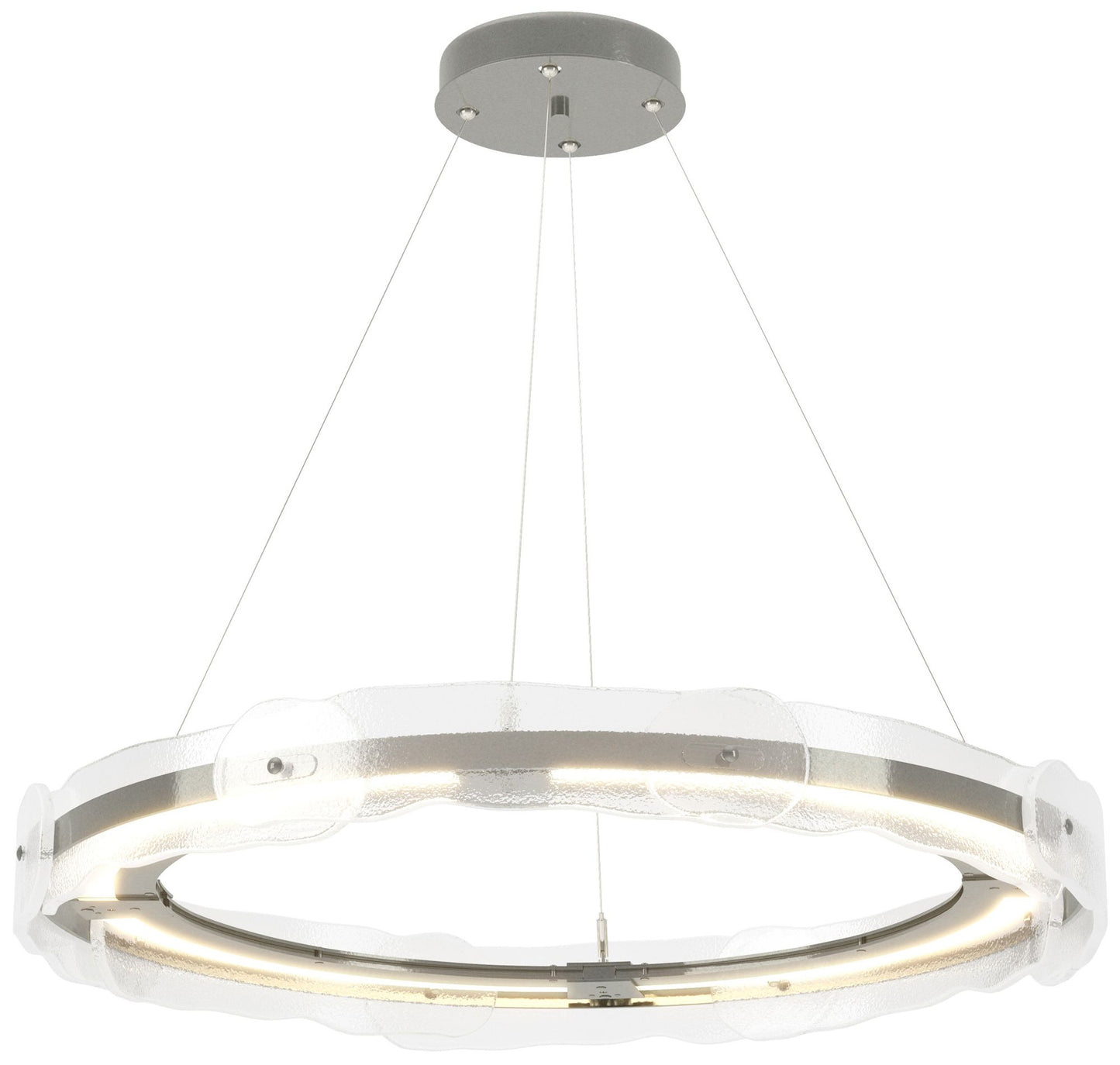 Solstice LED Pendant - Sterling - Clear