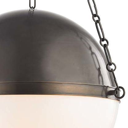 Sphere No.2 20 1/2" Wide Distressed Bronze Pendant Light