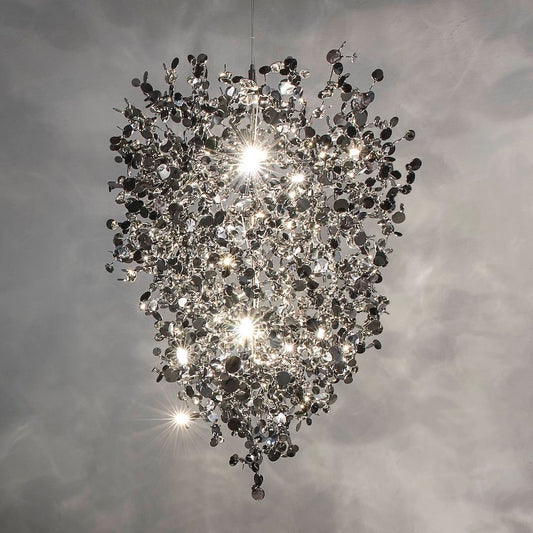 Stainless Steel Italian Designer Chandelier