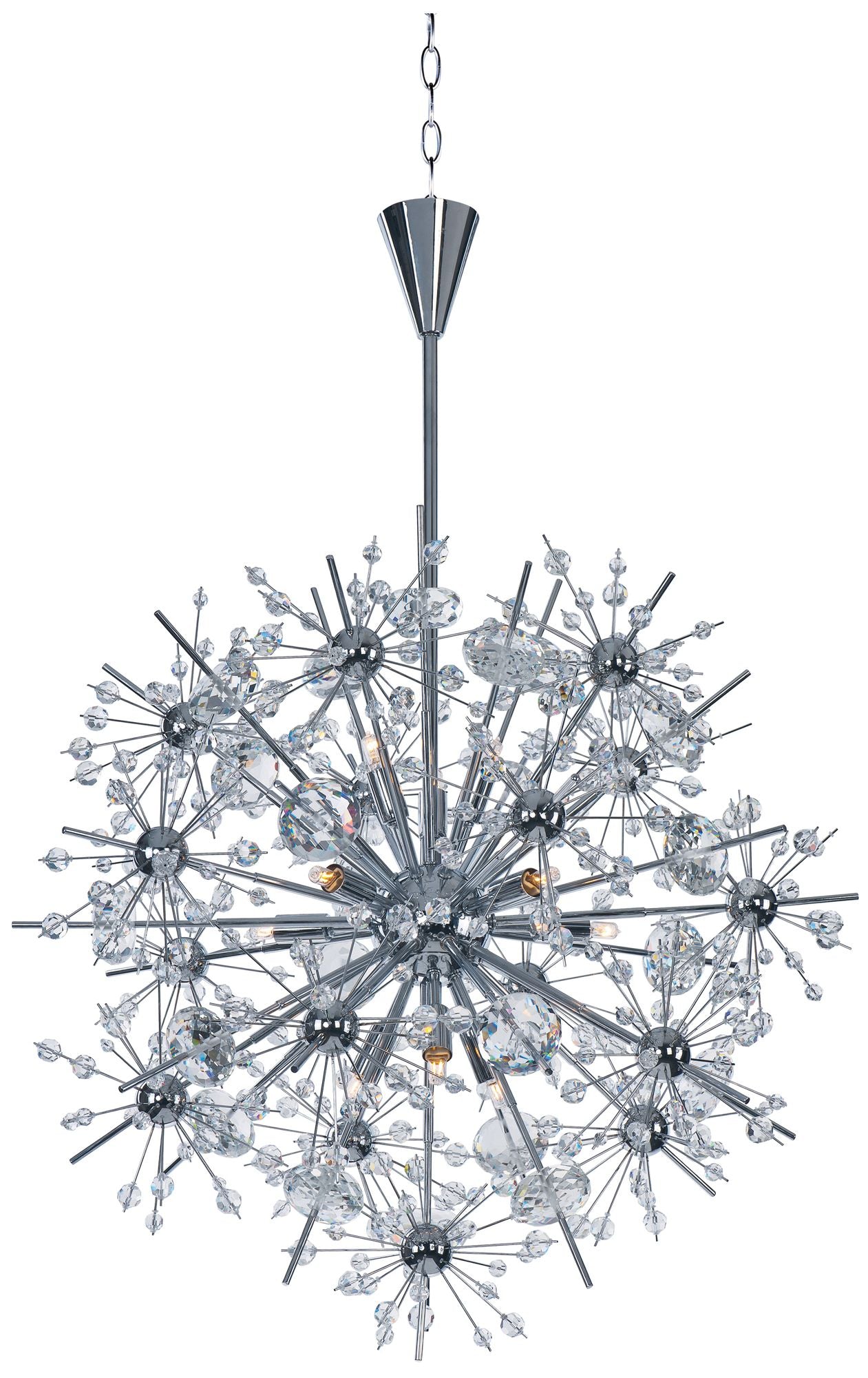 Starfire 11 Light 22" Wide Polished Chrome Chandelier