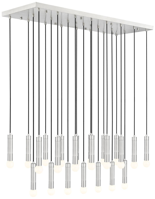 Stari by Z-Lite Brushed Nickel 23 Light Linear Chandelier