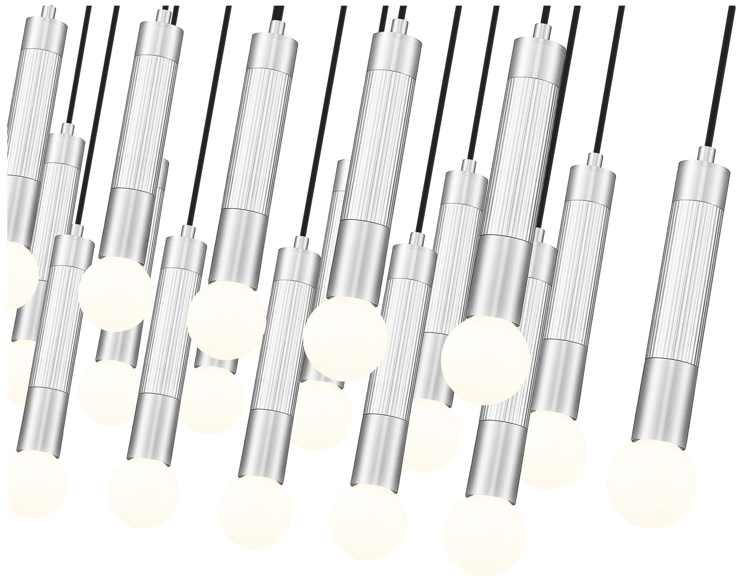 Stari by Z-Lite Brushed Nickel 23 Light Linear Chandelier