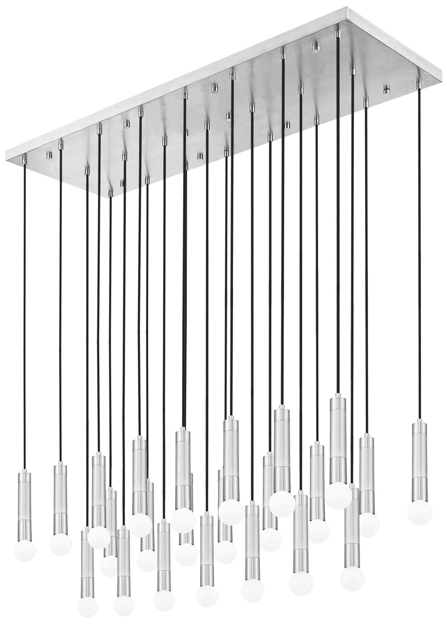 Stari by Z-Lite Brushed Nickel 23 Light Linear Chandelier