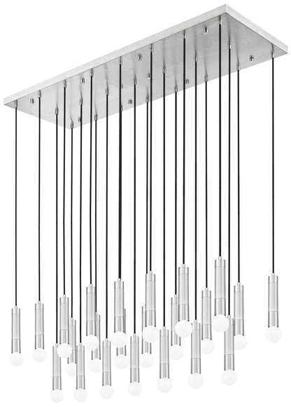 Stari by Z-Lite Brushed Nickel 23 Light Linear Chandelier