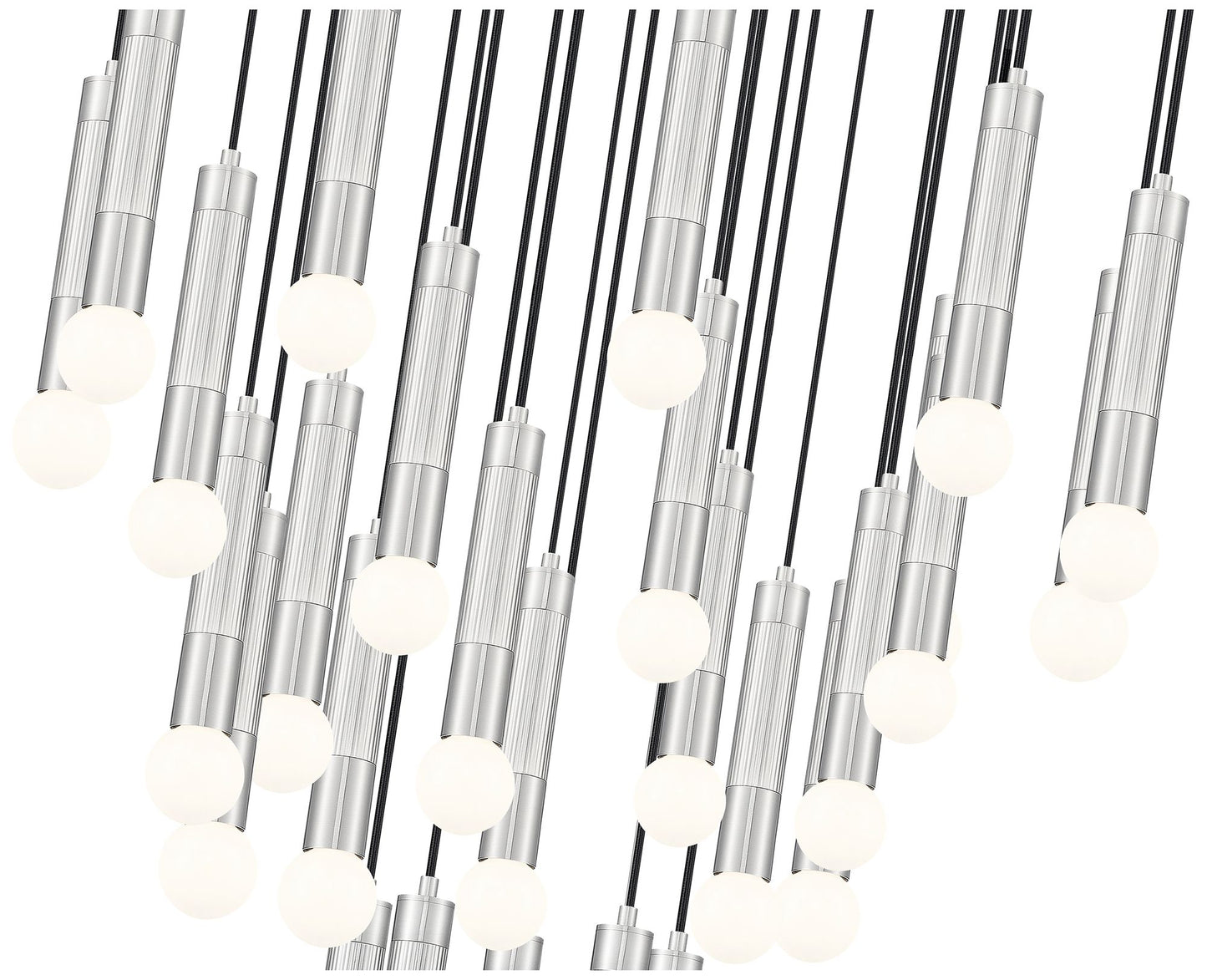 Stari by Z-Lite Brushed Nickel 27 Light Chandelier