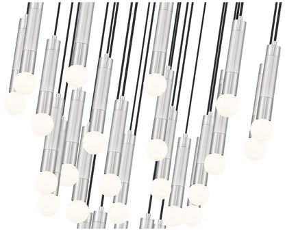 Stari by Z-Lite Brushed Nickel 27 Light Chandelier