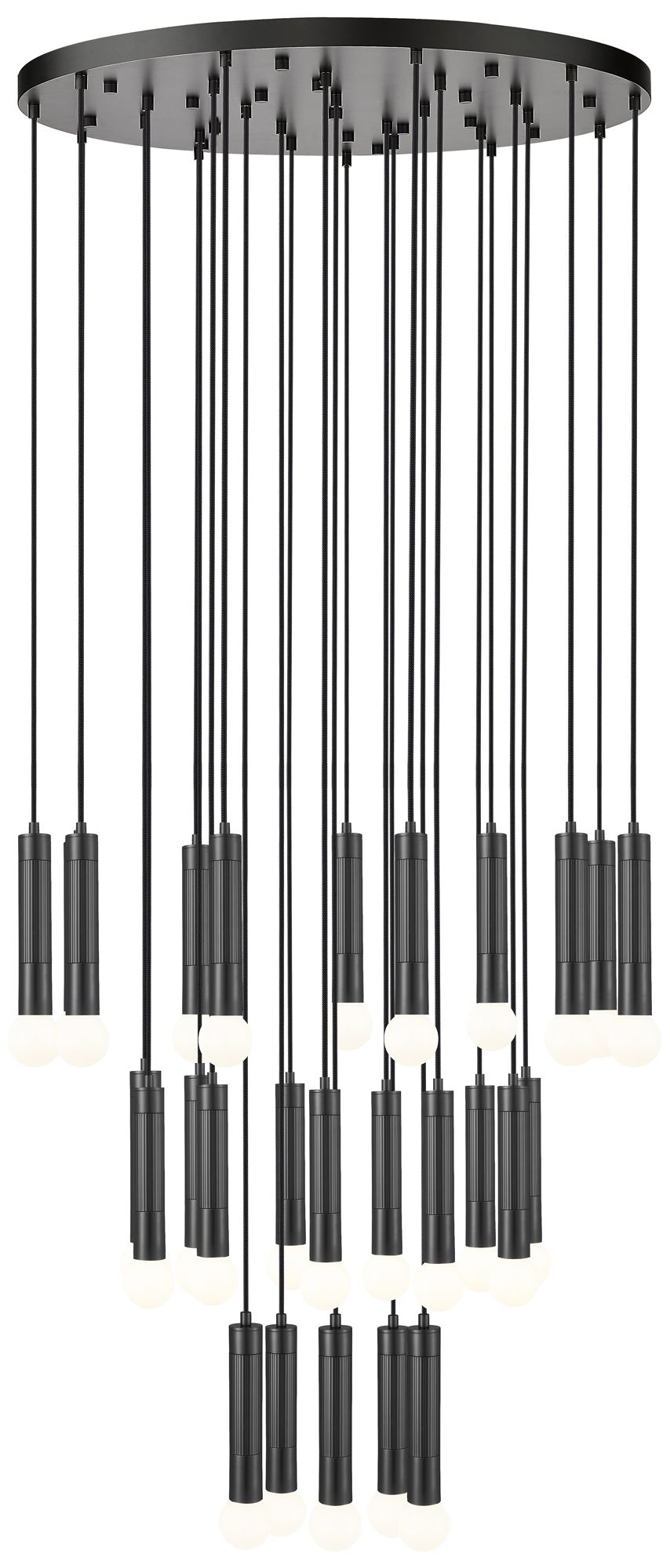 Stari by Z-Lite Matte Black 27 Light Chandelier