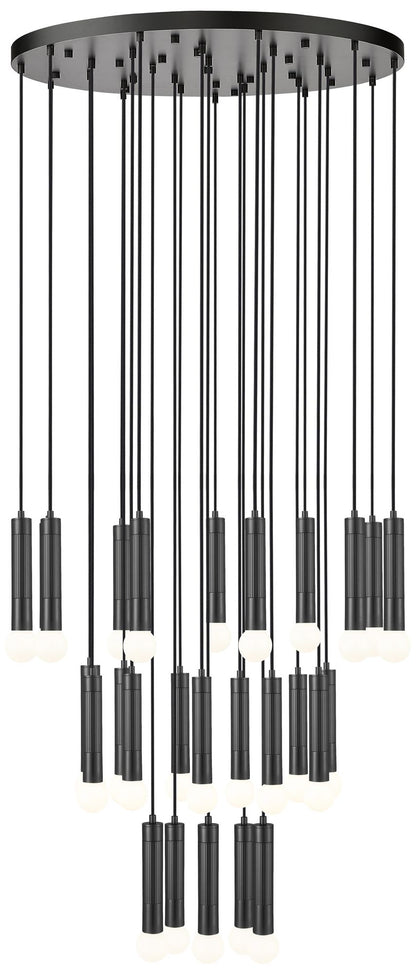 Stari by Z-Lite Matte Black 27 Light Chandelier