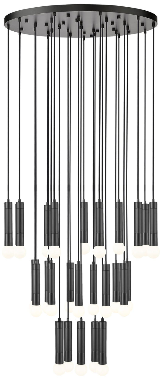 Stari by Z-Lite Matte Black 27 Light Chandelier