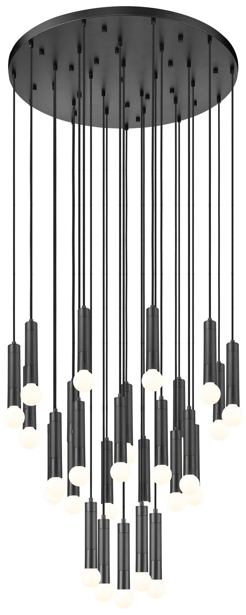 Stari by Z-Lite Matte Black 27 Light Chandelier