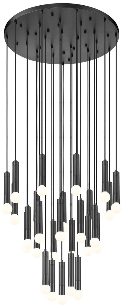 Stari by Z-Lite Matte Black 27 Light Chandelier