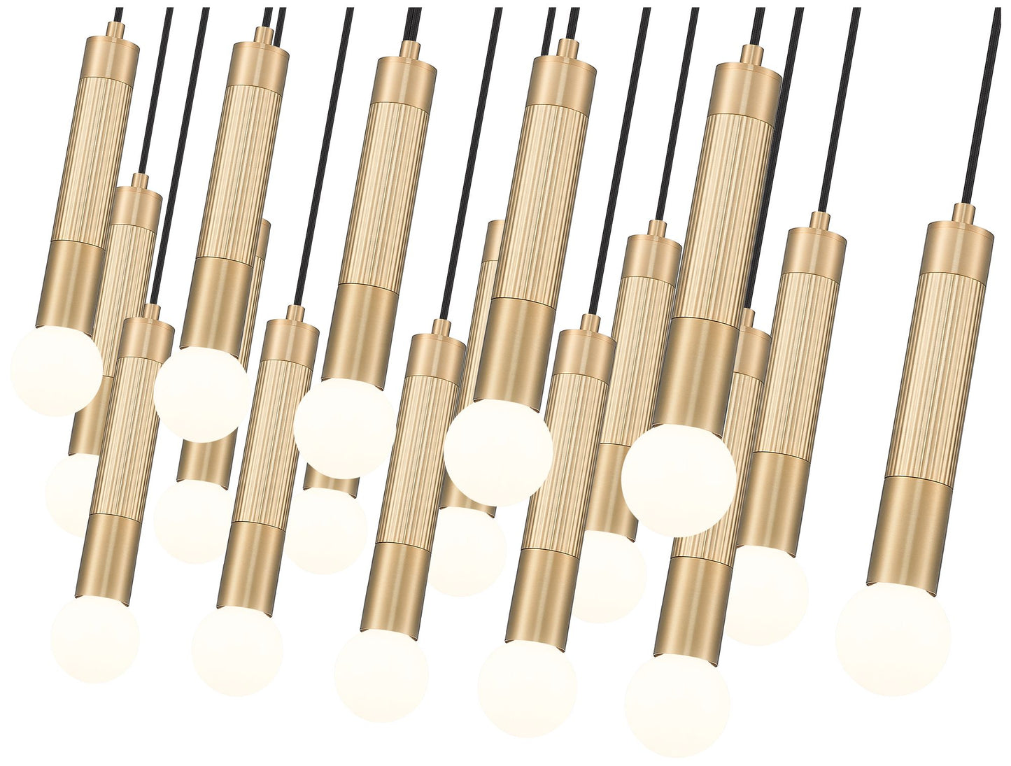 Stari by Z-Lite Modern Gold 23 Light Linear Chandelier