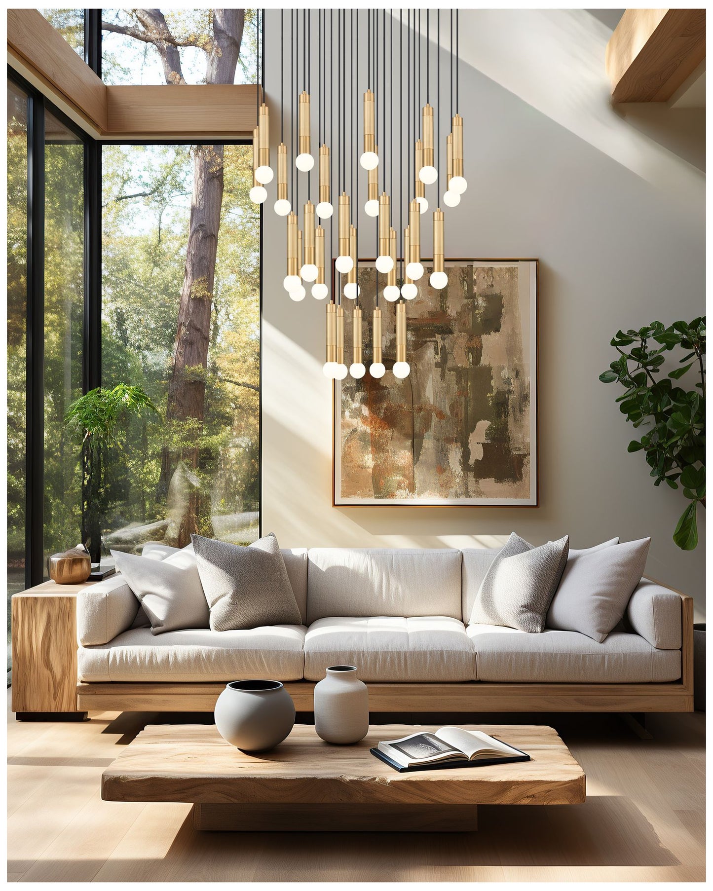 Stari by Z-Lite Modern Gold 27 Light Chandelier