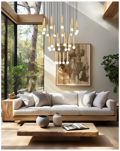 Stari by Z-Lite Modern Gold 27 Light Chandelier