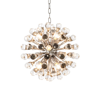 Striking Round Contemporary Chandelier