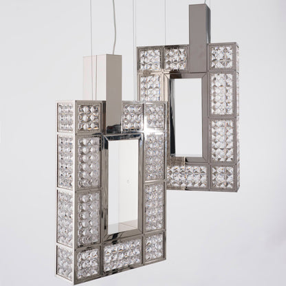 Stunning Italian Designer Crystal Chandelier