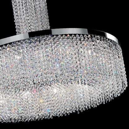 Cut Crystal Round Chandelier