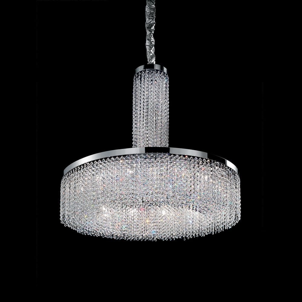 Cut Crystal Round Chandelier