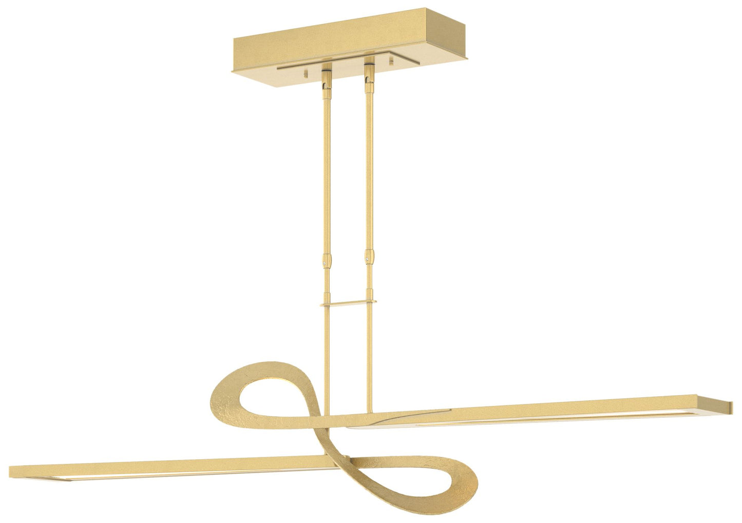 Switchback 49.8" Wide Modern Brass LED Pendant