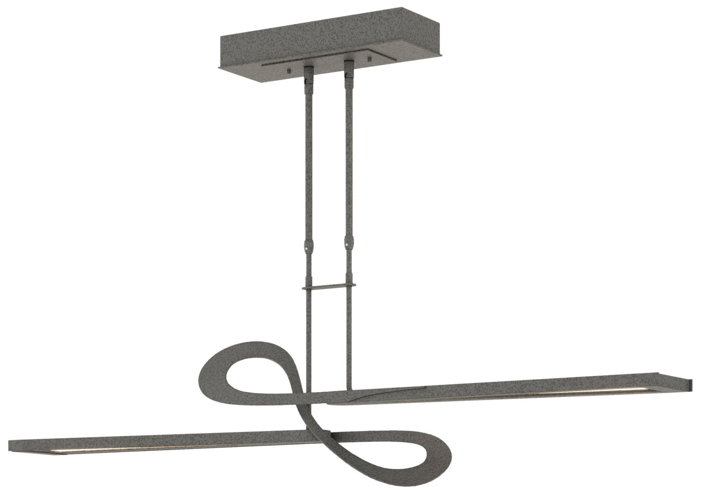 Switchback 49.8" Wide Natural Iron LED Pendant