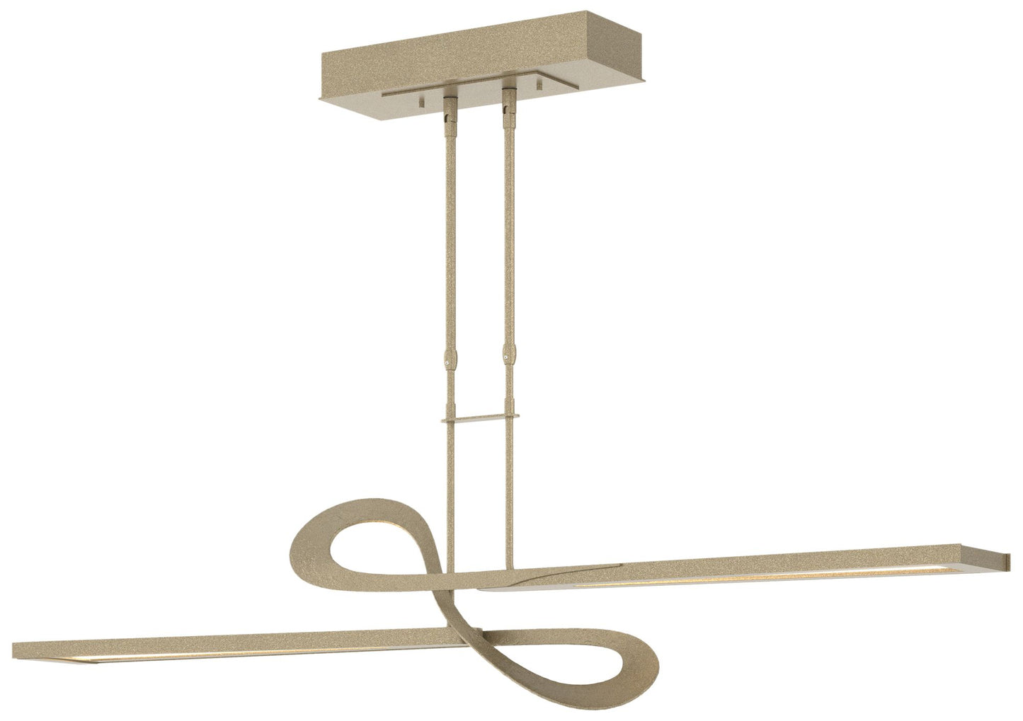 Switchback 49.8" Wide Soft Gold Standard LED Pendant