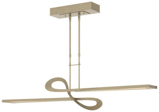 Switchback 49.8" Wide Soft Gold Standard LED Pendant