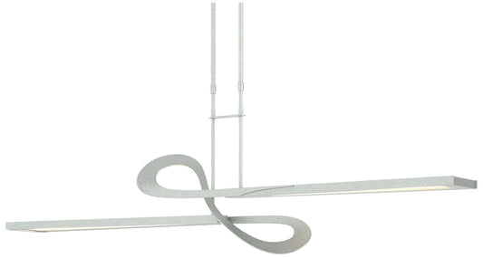 Switchback 49.8" Wide Vintage Platinum Short Height LED Pendant