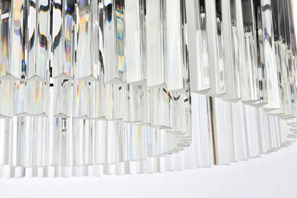 Sydney 43 1/2" Wide Matte Black Crystal 10-Light Chandelier