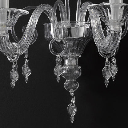 Traditional Clear Glass Wall Light