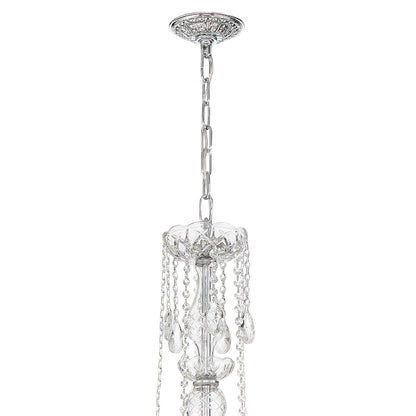 Traditional Crystal 25 Light Polished Chrome Chandelier