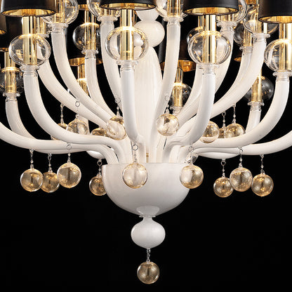 Traditional Glass Orb Detail Chandelier