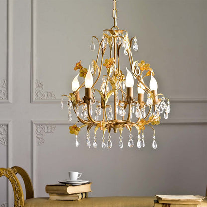 Traditional Wrought Iron Chandelier