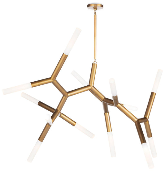 Traveler Chandelier Large (Natural Brass)