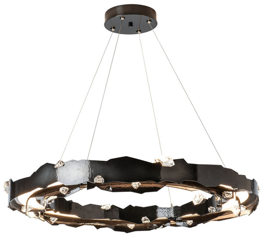 Trove 38.2" Wide Ink LED Circular Pendant