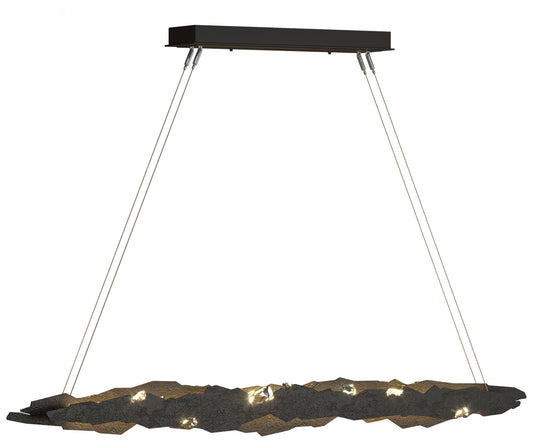 Trove 52.6"W Crystal Accented Oil Rubbed Bronze Standard LED Pendant