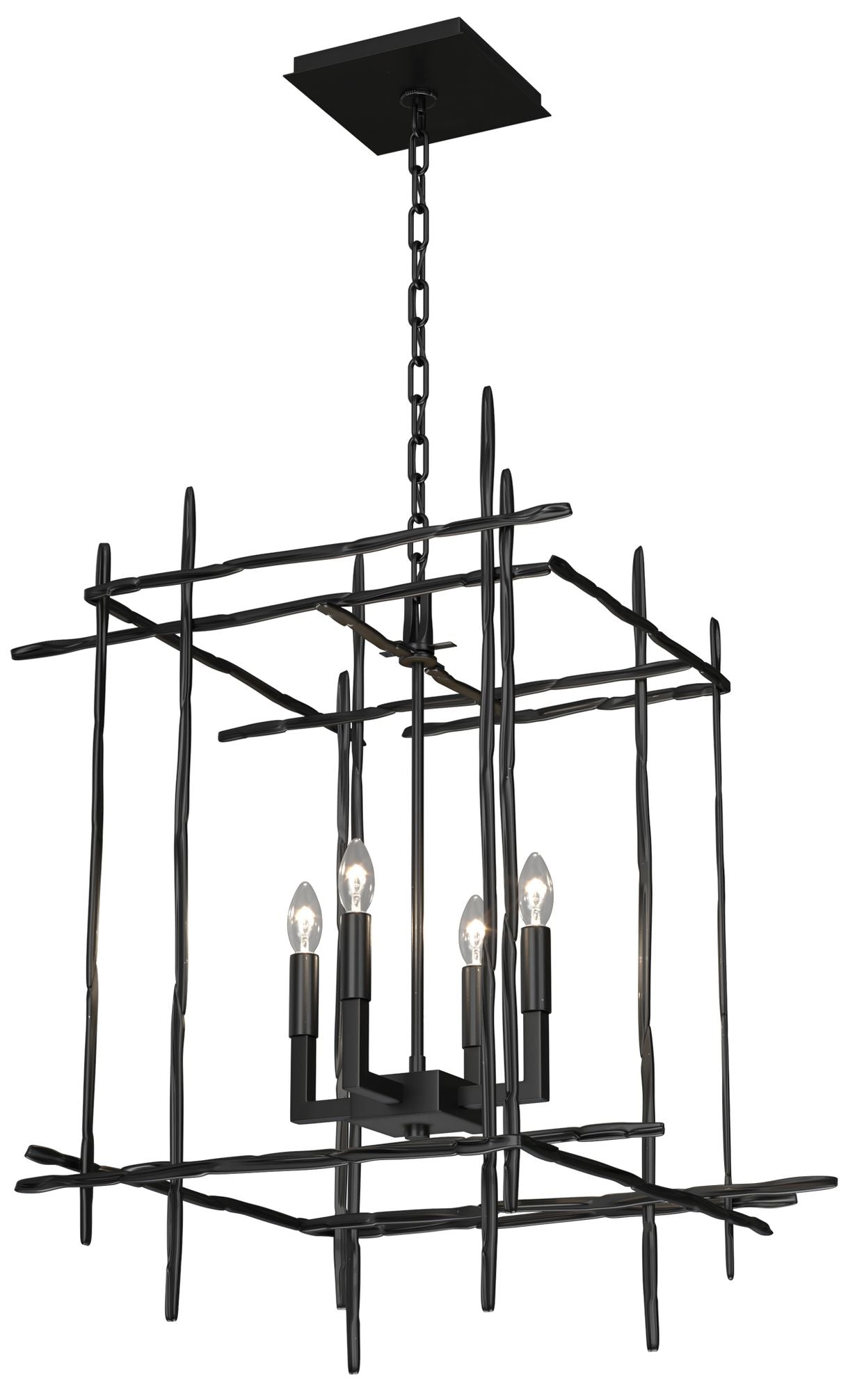 Tura 20" Wide 4-Light Ink Medium Chandelier