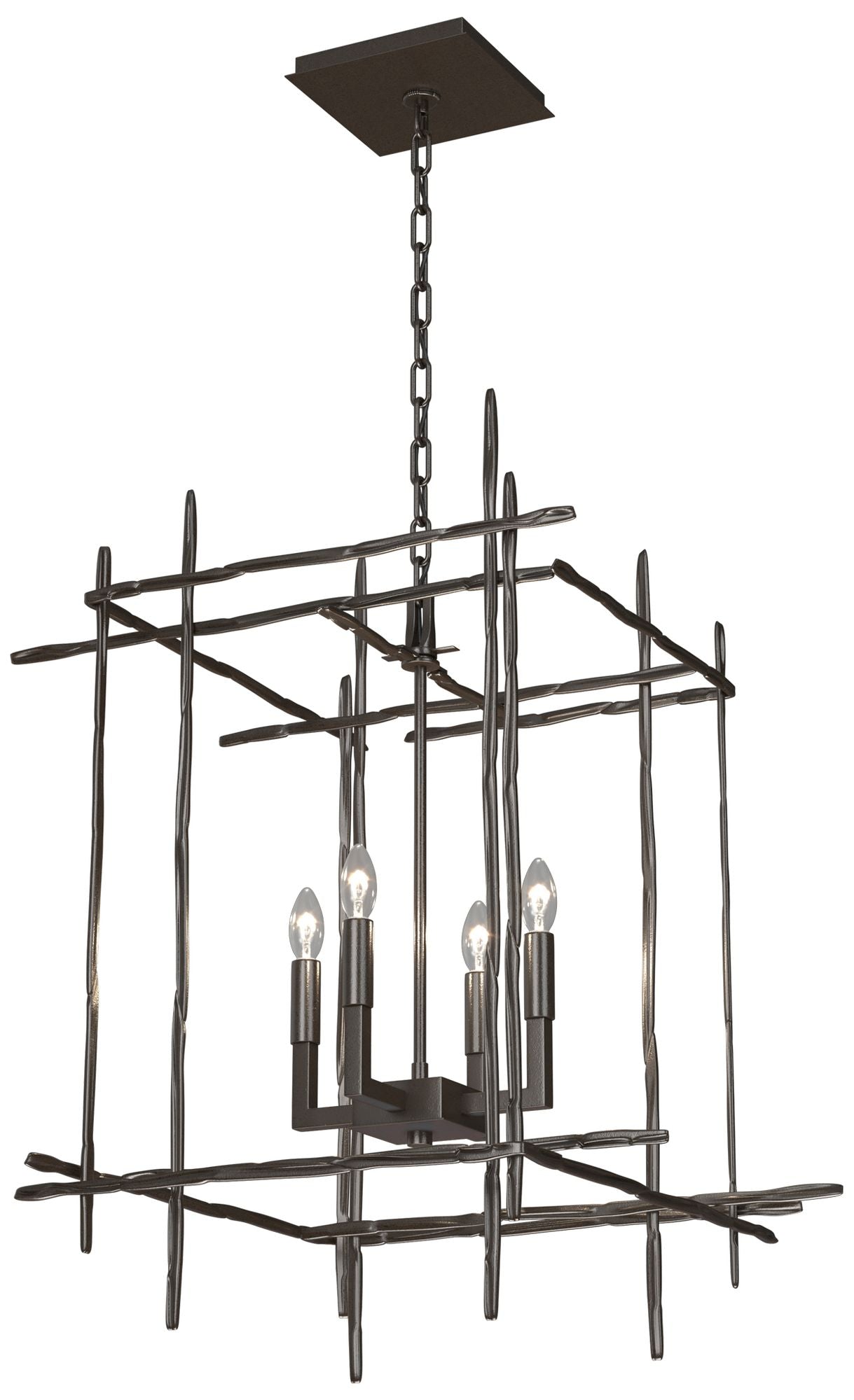 Tura 20" Wide 4-Light Oil Rubbed Bronze Medium Chandelier