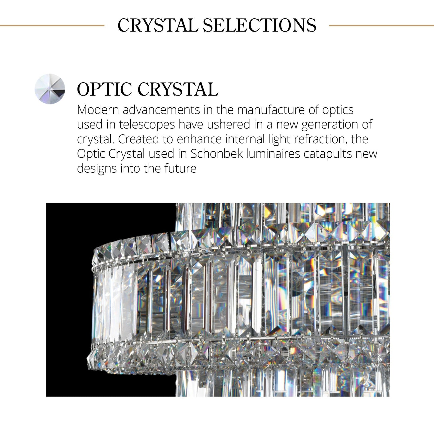 Twilight 8.5"H x 31"W 8-Light Crystal Chandelier in Heirloom Gold