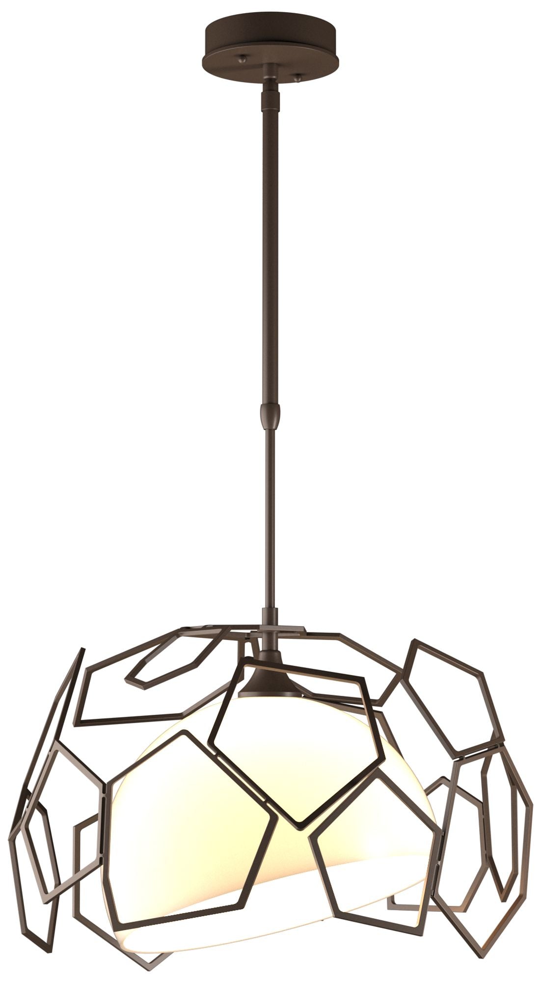 Umbra Outdoor Pendant - Bronze Finish - Opal Glass - Standard