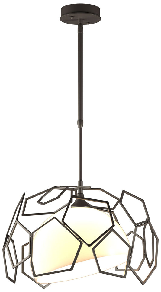 Umbra Outdoor Pendant - Dark Smoke Finish - Opal Glass - Standard