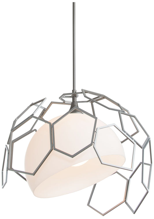 Umbra Outdoor Pendant - Steel Finish - Opal Glass - Standard