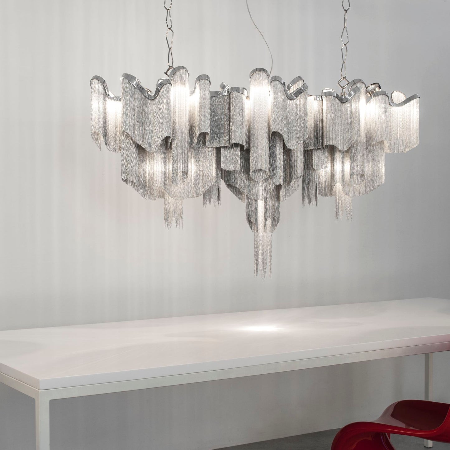 Unique Italian Designer Dining Table Chandelier