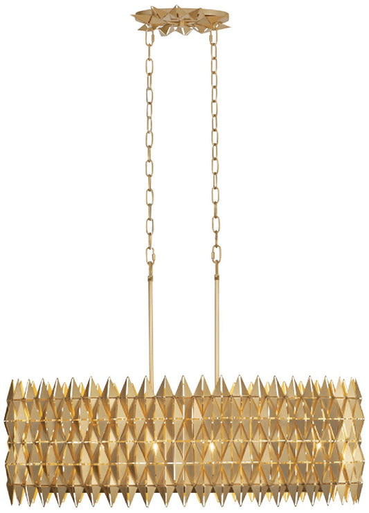 Varaluz Forever 35 1/2"W French Gold Island Pendant Light