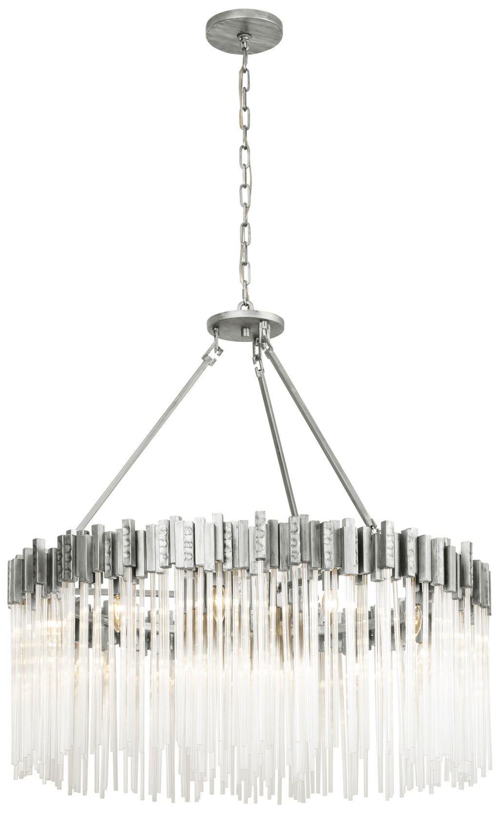 Varaluz Matrix 40" Wide Rainy Night 12-Light Chandelier