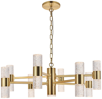 Vega 17 Lt Gold Led Pendant