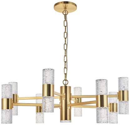 Vega 17 Lt Gold Led Pendant