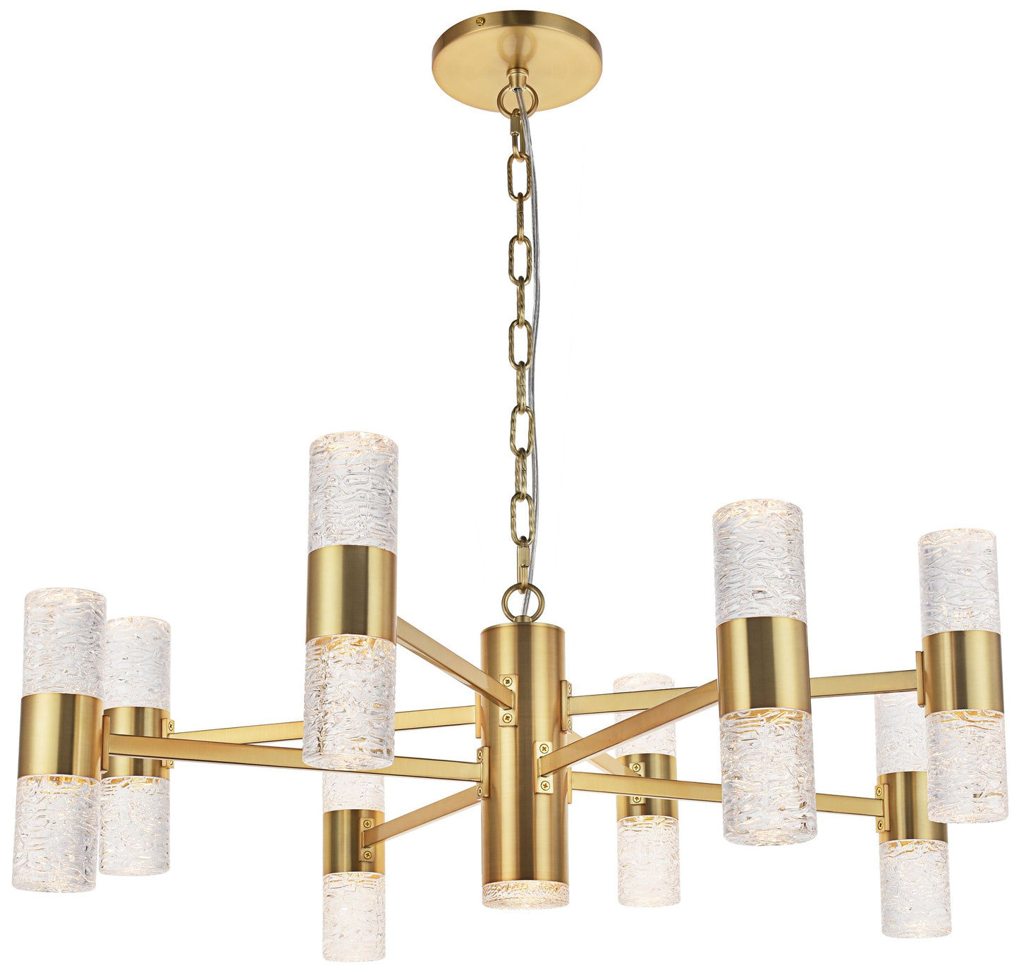 Vega 17 Lt Gold Led Pendant