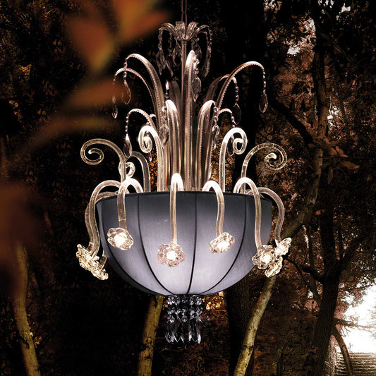 Venetian Glass Crystal Chandelier