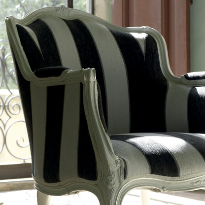 Venetian Style White Italian Armchair