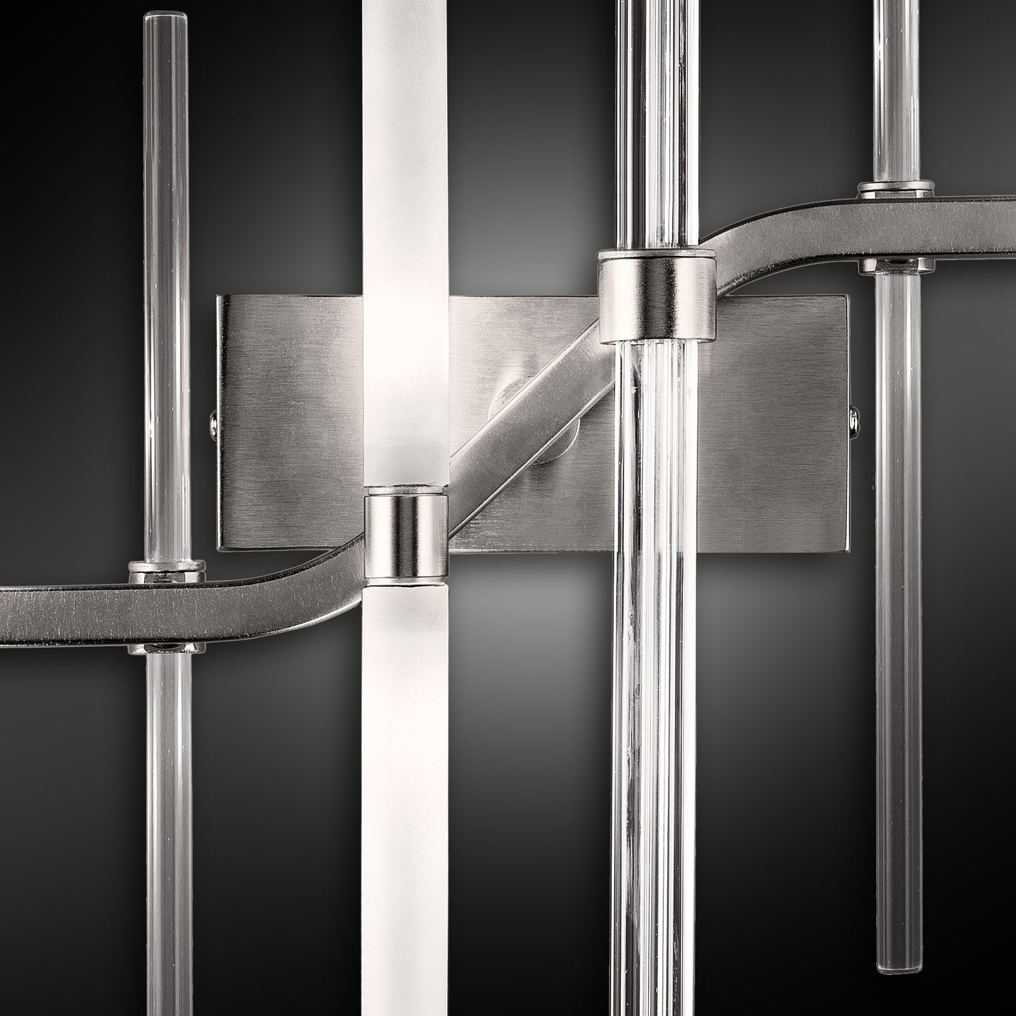 Vertical Murano Glass Tube Wall Light